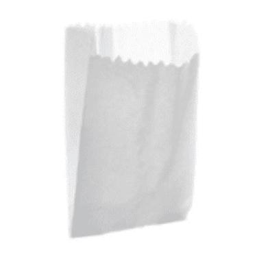 Imagem de SACO DE PAPEL PARA PIPOCA - BRANCO - Pacote com 50 unidades