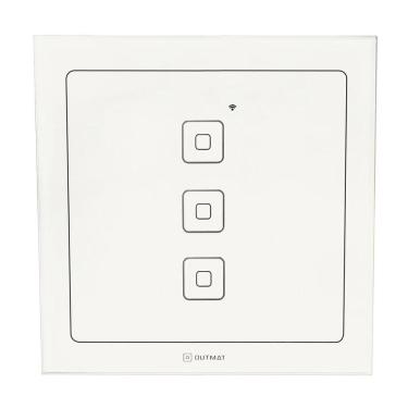 Imagem de Interruptor Wifi Outmat 3 Touch 4X4 Acenda E Apague Pelo Cel