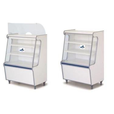 Imagem de Balcão Vitrine Seco 70cm e Caixa Atendimento Artlux