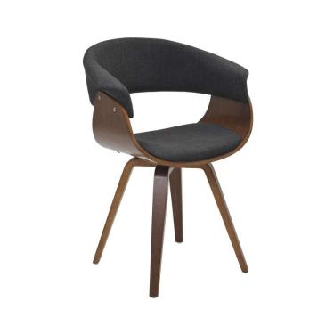 Imagem de Cadeira Base Madeira Betina Rivatti Grafite