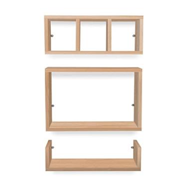 Imagem de Nicho Sala Banheiro Cozinha Prateleira Farnese 3 Pçs Jade