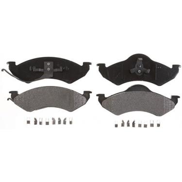 Imagem de Raybestos Conjunto de pastilhas de freio a disco semi-metálicas de grau profissional PGD746M