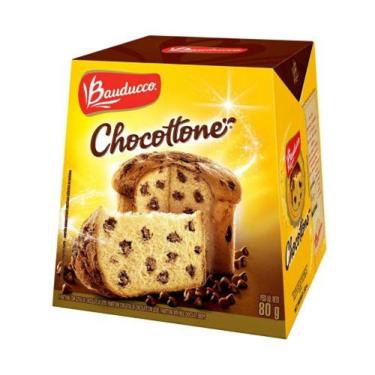 Imagem de Mini Chocotone Bauducco 80G Gotas Chocolate