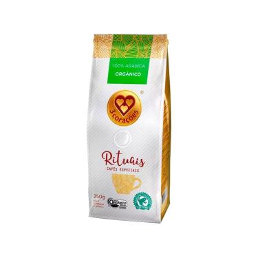 Imagem de Café Orgânico Moído Rituais 100% Arábica 3 Corações 250g
