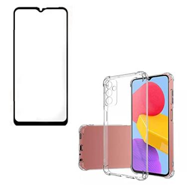 Imagem de Kit Capa Anti Impacto e Película De Vidro 3D 9D Compatível Samsung Galaxy M13 M23 M33 M53 (Galaxy M23)