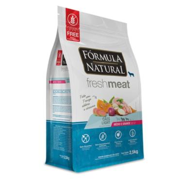 Imagem de Fórmula Natural Fresh Meat Cães Ad Light Médio E Grd 12Kg