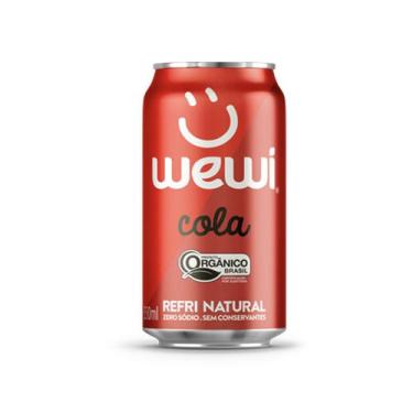 Imagem de Refrigerante Natural Sabor Cola Orgânico Lata 350ml - Wewi
