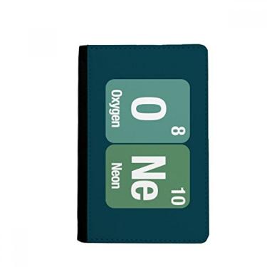 Imagem de Um elemento químico ciência porta-passaporte Notecase Burse carteira porta-cartão, Multicolor