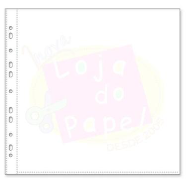 Imagem de Envelope Plástico P/ Álbum Universal 30,5 X 30,5cm C/50Un - Loja Do Pa