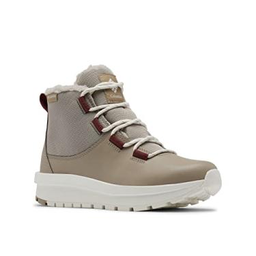 Imagem de Columbia Bota de neve feminina Moritza Shorty, Lona castanho/caranguejo, 6.5