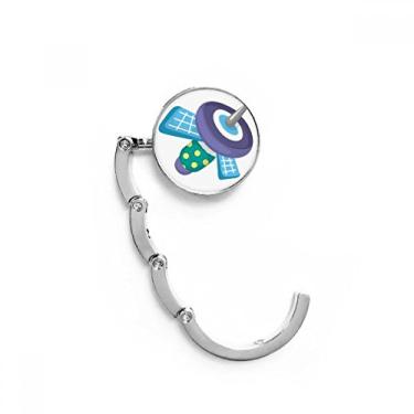 Imagem de Gancho de mesa de satélite de monstro alienígena com fecho decorativo e gancho dobrável