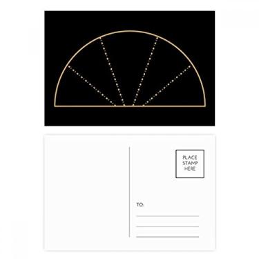 Imagem de Cartão postal símbolo geométrico setor, conjunto de cartões postais de aniversário, cartão de agradecimento