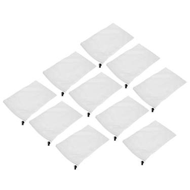 Imagem de Labuduo Bolsa para Escumadeira de Piscina, Reutilizável, 10 Peças de Meias Elásticas para Escumadeiras de Piscina