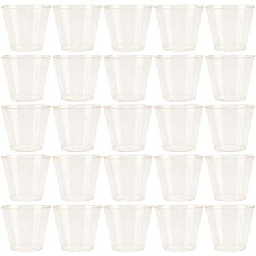 Imagem de IMIKEYA 25 copos de plástico transparente sem haste copos de vinho descartáveis copos de plástico transparente copos de festa elegantes para todas as bebidas