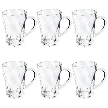 Imagem de Xícara Caneca Diamante Barista 210ml 6 Peças