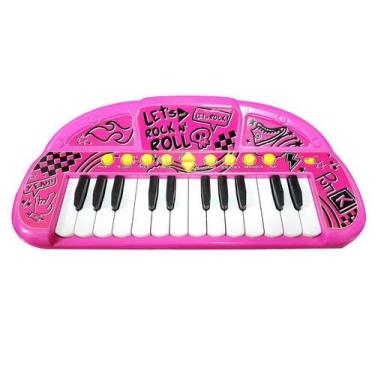 Piano Teclado Musical Infantil Rosa Teclas Brinquedo para Bebê - Brinquedo  Infantil - Piano / Teclado de Brinquedo - Magazine Luiza