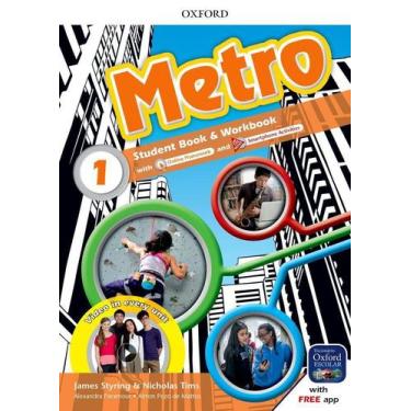 Imagem de Metro 1 - Student's Book With Workbook And Online Homework & Smartphon