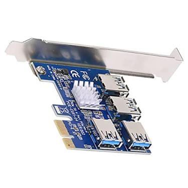 Imagem de 4 Cartão De Expansão Pci-e Riser De Mineração Adaptador Pci-e Adaptador De Cabo Riser Pcie Cabo Pci-e Riser Express Extensor Pci-e Riser Pci-e Núcleo De Cobre Acessórios Computador