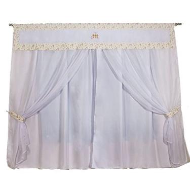 Imagem de Cortina Infantil de Bando com Voil - Camponesa