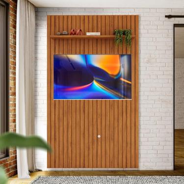 Imagem de Painel De Parede Para Tv Até 60 Polegadas Freijó Idris Shop Jm