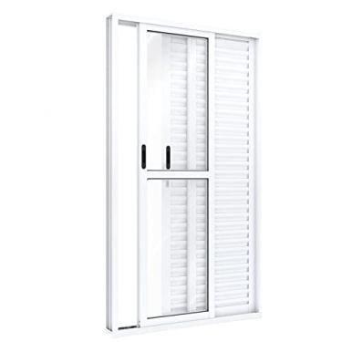 Imagem de Porta Balcão de Correr Lateral em Aluminio 213x120x12cm Esquerda