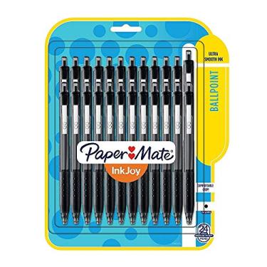 Imagem de Paper Mate Caneta Esferográfica Retrátil Inkjoy 300 Rt Preto