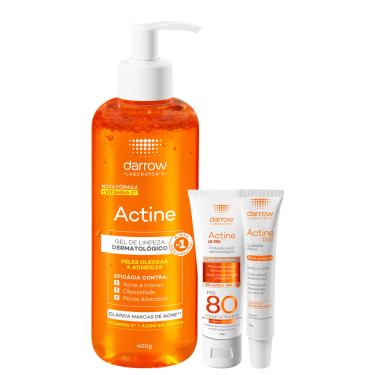 Imagem de Kit Darrow Trat Actine Ultra FPS80 Universal (3 Produtos)