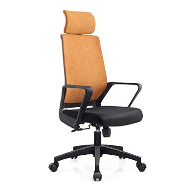 Imagem de Cadeira de escritório cadeira de computador em casa com braços cadeira de arco rotativa e ajustável cadeira de mesa com rodízios para escritório ou casa hopeful