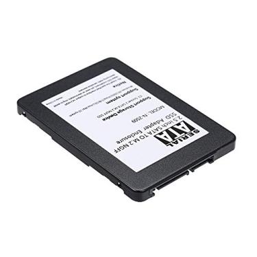 Imagem de Daconovo SSD preto do cerco M.2 NGFF do metal SSD a 22Pin 2,5 '' altura do cartão 7mm do adaptador de 2280 SATA