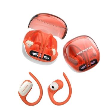 Imagem de Fone de Ouvido Bluetooth com Microfone e Cancelamento de Ruído Ativo, Fone de Ouvido Sem Fio de Reprodução Melhor Escolhapara a orelha pequena correndo ciclismo dirigindo iSport Lite -laranja