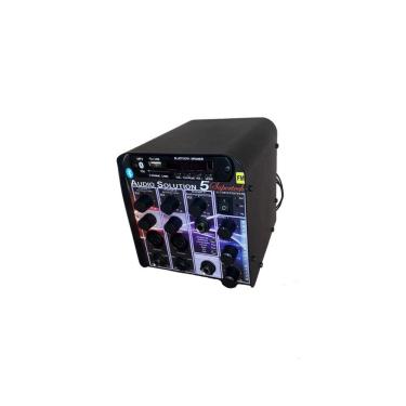 Imagem de Amplificador Supertech Audio Solution AS5 Bluetooth USB FM 3Canais 2Xlr C/Efeito 196WRF Propaganda