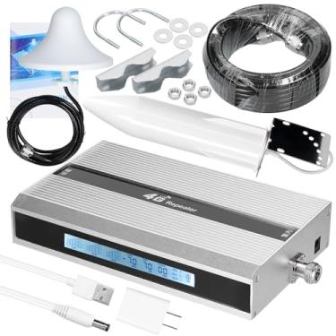 Imagem de CIADAZ Amplificador de sinal de celular Repetidor de sinal de comunicação Celular 2G 3G 4G Amplificador de sinal de telefones celulares Amplificador de amplificação de sinal multifacetado Exibição de