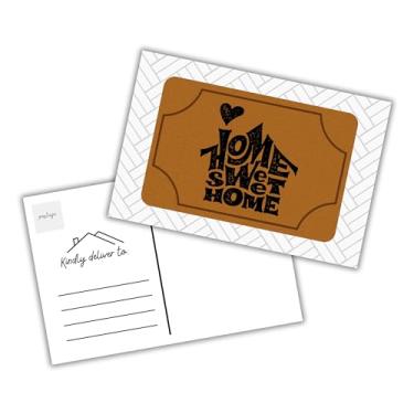 Imagem de Lashicorn Welcome Home Sweet Home Capacho Corretor de Imóveis | Pacote com 30 cartões de agradecimento de 10 x 15 cm New Home Real Estate para clientes Marketing de novos agentes em massa