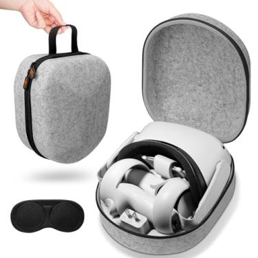Imagem de sarlar Carrying Case Compatible with Meta/Oculus Quest 2 and Accessories, Hard Travel Bag for Lightweight and Portable Protection