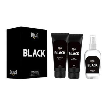Imagem de Kit Everlast Black Masculino | Splash, Barba e Shampoo