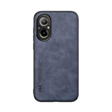 Imagem de Kepuch Silklike Capa para Oppo Realme C67 4G - Case Placa de Metal Embutida - Azul