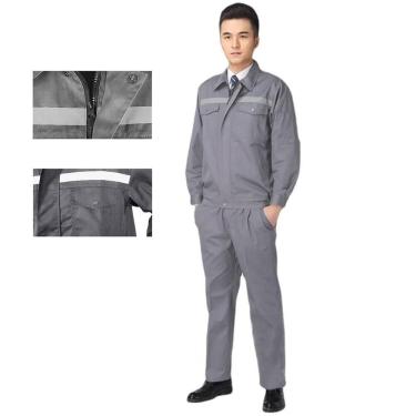 Imagem de Conjunto Uniforme Profissional EPI Faixa Refletiva Segurança do Trabalho Obra Cosntruçao Civil Serviço