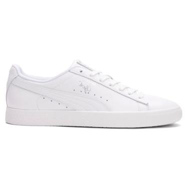 Imagem de PUMA Mens Clyde Core Sneakers Shoes Casual - White - Size 14 M