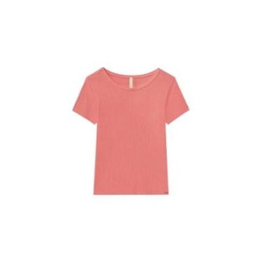 Imagem de Blusa Plus Size Lunender Canelada Rosa Tam. P-Feminino