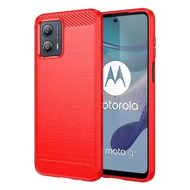 Imagem de Capas para Moto G53.Caso básico,Botão de pressão flexível / 360 ° Proteção completa,Anti-fingerpirnts