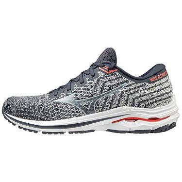 Imagem de Mizuno Tênis de corrida masculino Wave Inspire 17, Tinta azul da Índia, 7 Wide