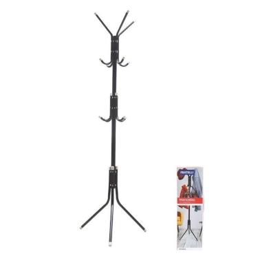 Imagem de Cabideiro Mancebo 8 Ganchos De Chão Preto Fratelli
