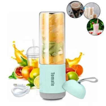 Imagem de Liquidificador Recarregável Usb Portátil Com Lâminas Potente - Star Ca