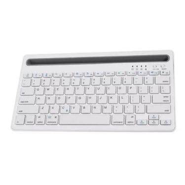 Imagem de Teclado Bluetooth Recarregável Com Suporte Para Tablet Amazon Fire HD8