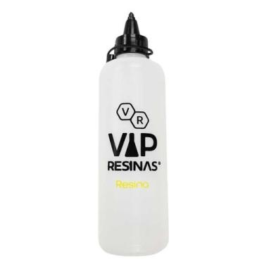 Imagem de Bisnaga Plástica Para Resina 275ml Unidade Tubo Transparente - Vip Res