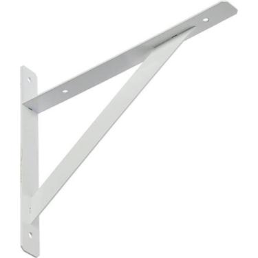 Imagem de Suporte prat k mão francesa reforçada 25cm branco * 8154 002  - prat-k