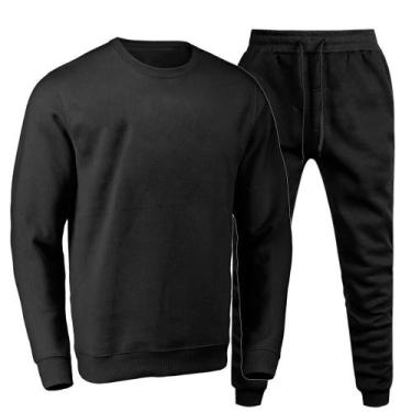 Imagem de Conjunto Moletom Masculino Flanelado Dia a Dia Conforto - Polo Blu, Pr