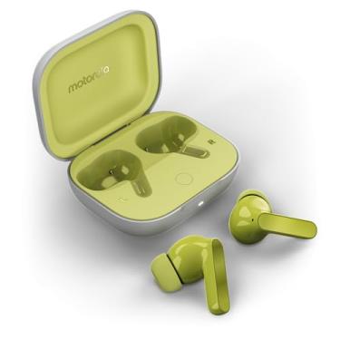 Imagem de Fone de ouvido Sem Fio Bluetooth Motorola Moto Buds Cancelamento de Ruído Ativo - Green