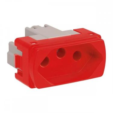 Imagem de Modulo Schneider Miluz 1 Tomada 20A. 2P+T. Vermelha - S3B70359