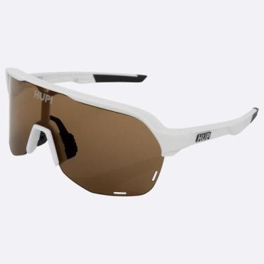Imagem de Óculos de Sol HUPI Huez Branco - Lente Marrom, Branco